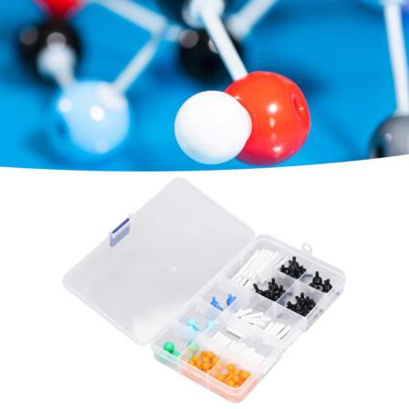 Kemi Molekylmodell Kit Levande Färg 3D Pedagogiska Mikro Molekylära Strukturer Modell för Student Lärare Lärande