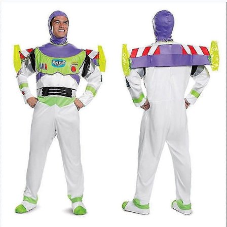 Halloween Toy Story Buzz Lightyear Cosplay Kostyme Tegneserie Dukke Sceneopptreden Bodysuit Voksen Kostyme Full Drakter SZZK(170)