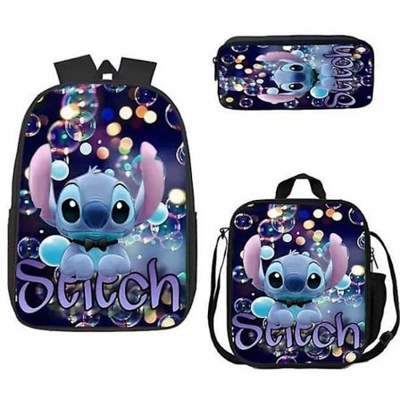 Stitch Rygsæk Sæt skoletaske.