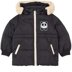 Mini Rodini Black Panda Puffer Jacket 128/134 cm - Coats and jackets - 128/134 cm - Black
