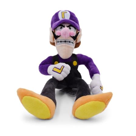 Super Mario Bros plyschdocka plyschleksaker (25 cm) Waluigi