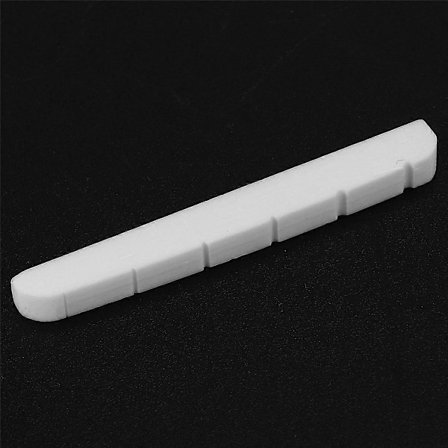 1 stk. Moderne og vintage elektrisk gitar seks strengers oversadel bein slisset for Strat erstatning M019