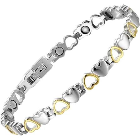 Magnetiske armbånd for kvinner leddgikt smertelindring rustfritt stål