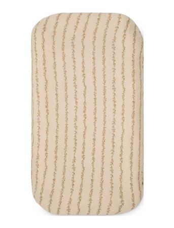 That's Mine Baby Nest Sheet Leaves Stripe - Brown - 23X 17CM