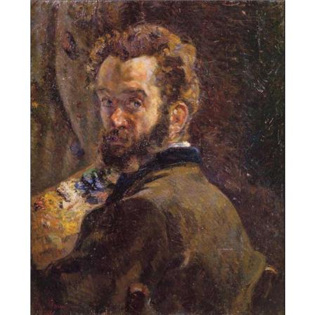 Self-portrait, 1878, Armand Guillaumin Brun