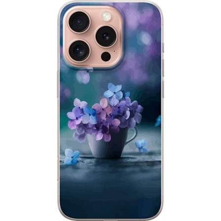 Apple iPhone 16 Pro Läpinäkyvä kuori Kukat Makea