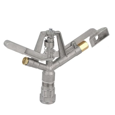 G1/DN25 sinkkiseoksesta valmistettu keinuvivulla varustettu sadetin automaattinen pyörivä kastelusadetin