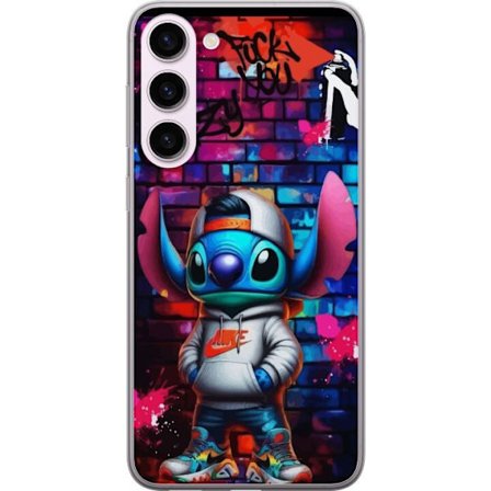 Yhteensopiva Puhelinkuori Samsung Galaxy S23+ Katumuksellinen Alien hupparissa Neon Graffiti -tyylillä