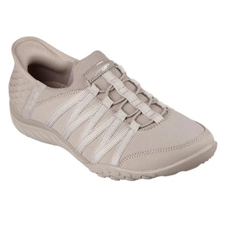 Skechers Dam/Damer Roll With Me Träningsskor 5 UK Taupe