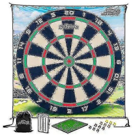 Golfspel med golfboll med chippingmatta