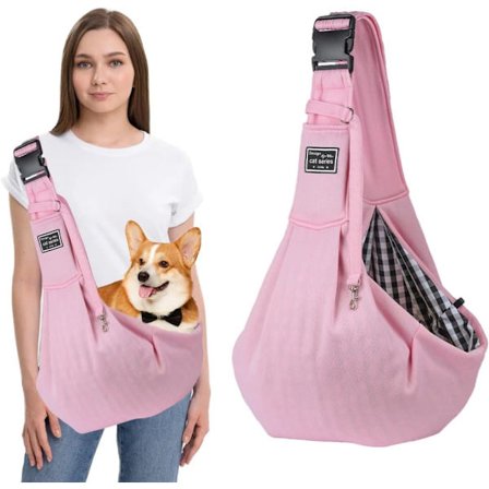 Justerbar ternet bæresele til små hunde og katte – Passer til kæledyr op til 7,2 kg