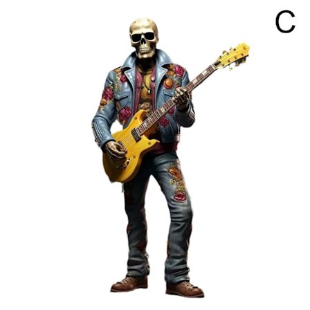 Roll Skeleton Band Figurines Skull Crafts C C