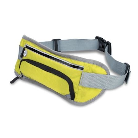 Cadorabo Sports vattenflaska Magväska reflektor i GREEN GAP Vattentät mobiltelefonficka justerbar i längd