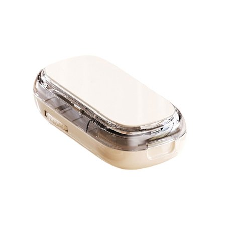 Pillekutter Rejsepilleæske Pilleorganisatorer Pillekutter Splitter Pillebeholder Pillesplitter Skær i Halv Kvart