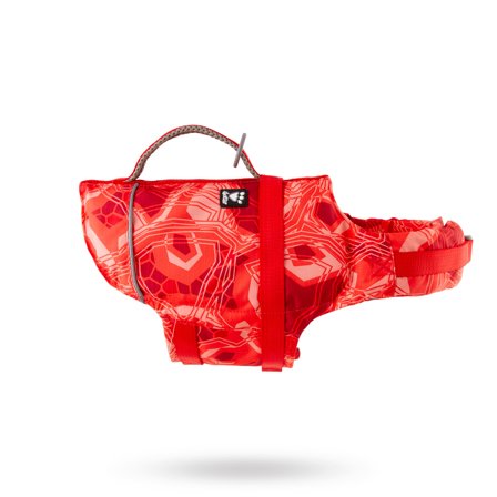Hurtta - HURTTA LIFE SAVIOR HUNDFLYTVÄST ECO CORAL CAMO- Flytväst till hund hos Doggie.se