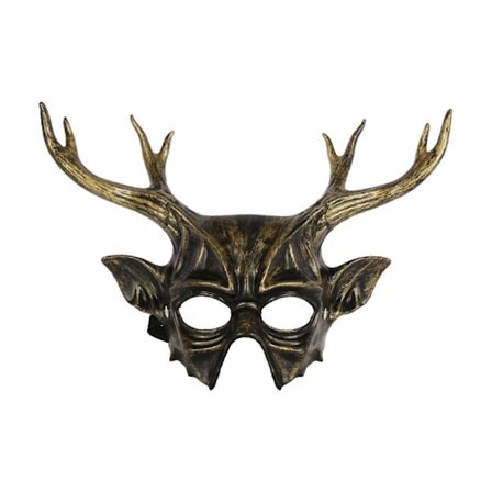 Renhornsmask Halloween Cosplay Mask Djurmask Maskerad Mask Party Mask Balmask för Kvinnor Män