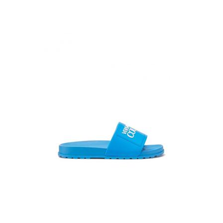 Versace Jeans Couture, Flip flops Blauw, Heren, Maat:41 EU