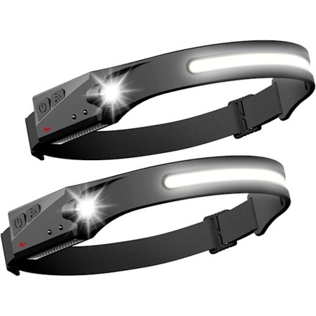 Huvudstrålkastare 1000 LM, sensorstrålkastare, 2 strålkastare 5 belysningslägen