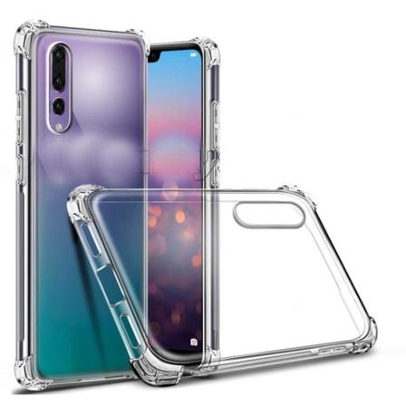 Huawei P30 - Beskyttende stødabsorberende silikonetui (FLOVEME) Transparent/Genomskinlig