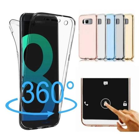 Huawei Mate 20 lite Dobbeltsidet silikone etui TOUCH FUNCTION Blå