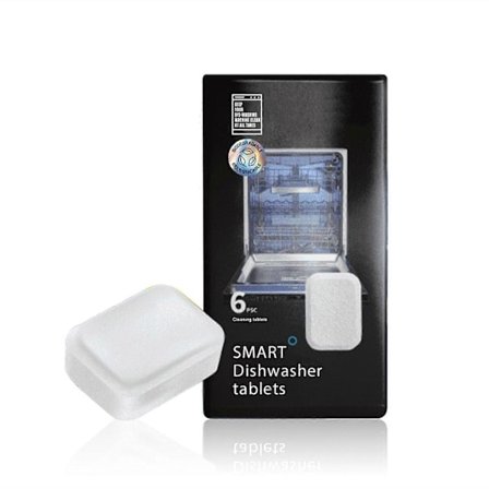 6-pak All-in-one Opvasketabs Dybderensende Afkalkningskapsler Opvaskemiddel til Frisk Citrusduft Opvaskemaskine[D] 6 stk