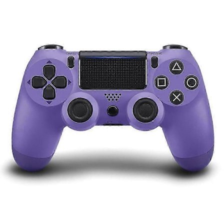 Langaton PS4-ohjain Bluetooth-peliohjain värinällä, ergonominen muotoilu PS4-konsolille - vaaleanpunainen