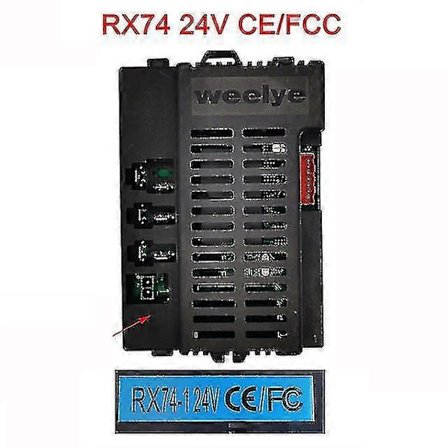 Elektrisk leksaksbil för barn med Bluetooth-fjärrkontroll, Kontroller med mjukstartsfunktion 2.4g Bluetooth-sändare xc RIQ