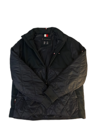 Svart quiltad jacka Tommy Hilfiger