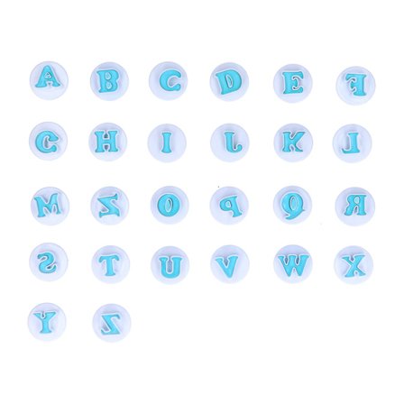 Forårs Kiks Form DIY Kage Småkager Chokolade Prægning Dekoreringsform til Køkkenbrug 26 Store Bogstaver