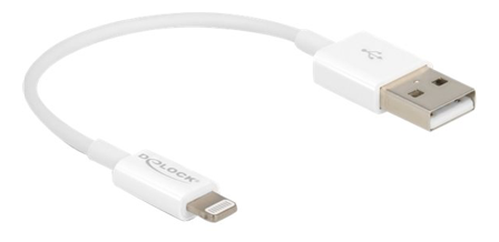 Delock Lightning-kabel - Lightning / USB - 15 cm