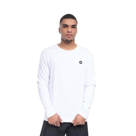 Wood Wood Mel Long Sleeve , Wit , Heren , Maat: 2XL Longsleeves