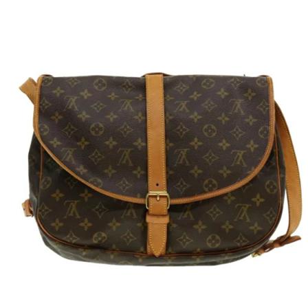 Louis Vuitton Vintage, Pre-owned Saumur Bag Bruin, Dames, Maat:ONE Size