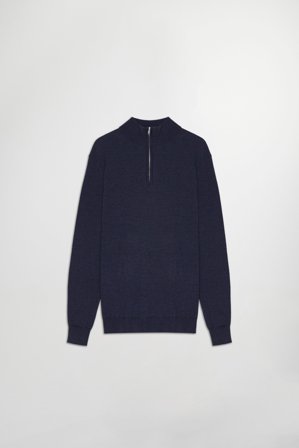 NN07 Sergio Polo male Blue Certified Wool