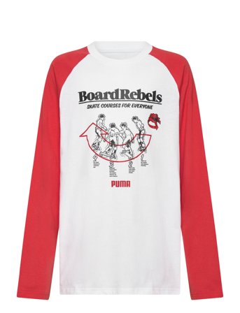 Mid90S Longsleeve Tee B White PUMA