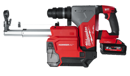 Milwaukee M18 ONEFHPX DEL-552C Borhammer med batteri og lader, Maskiner