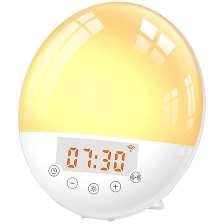 Soluppgångslarm med radio / Dagsljus