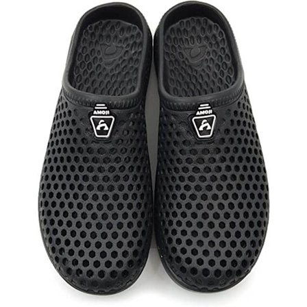 Herre- og damesko til havehuller (sort)