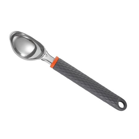 Professionel Is-ske Med Trykudløsermekanisme Stål- Og Plasthåndtag Til Nem Dessertforberedelse