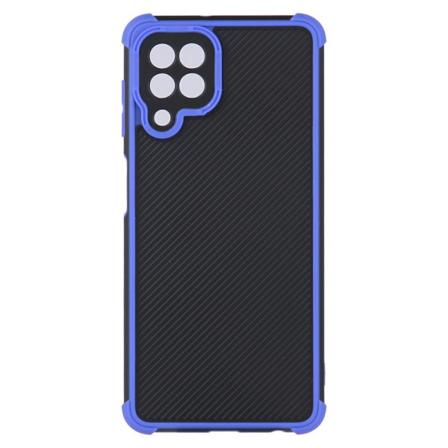 SKALO Samsung A22 4G Armor Hybrid Bumper Skal - Blå Blå