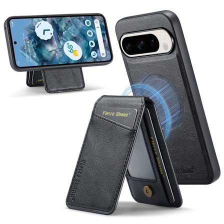 FIERRE SHANN Google Pixel 9/9 Pro 025-series Cover+Pung - Sort