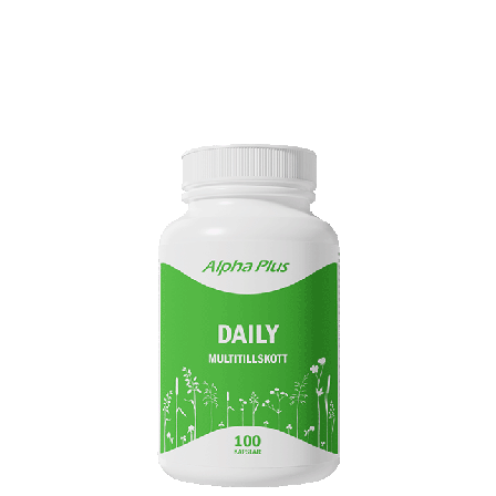 Alpha Plus Daily Multitilskudd 100 kapsler