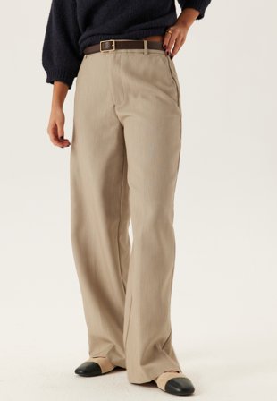 Object Collectors Item - Objsigrid Casual Pant - Desert Taupe Detail:Melange - Kläder - - Bubbleroom