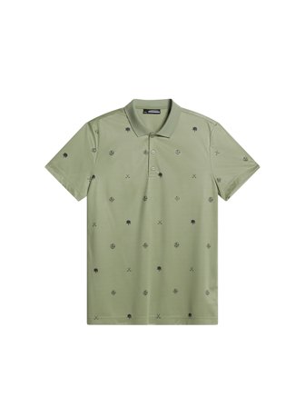 J.Lindeberg - Golf - Club House Motif Polo - Green - Homme - S