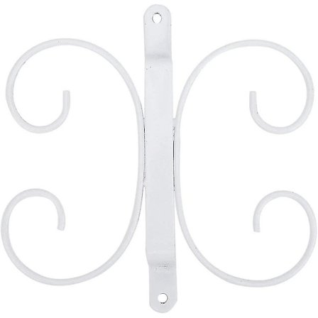 Väggmonterat vinglasställ upp och ner hållare hängande hylla (vit)