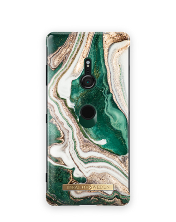 Fashion Case Xperia XZ3 Golden Jade Marble