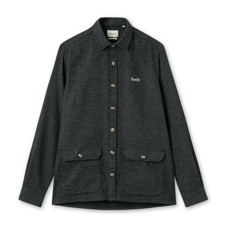 Forét, dream shirt F713 Blauw, Heren, Maat:M