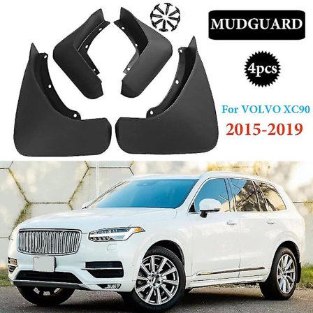 Bil Mudguard for Volvo Xc90 2015 2016 2017 2018 2019 Foran Bak Sprutbeskyttere Mudflaps Mud Flap Mudguards Biltilbehør Fender-WELLNGS