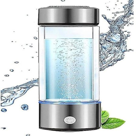 Vannflaske med hydrogen-generator, Real Molecular Hydrogen Rich Water Generator Ionizer Maker Maskin Flaske med SPE Chamber Technology Hydrogen Vann