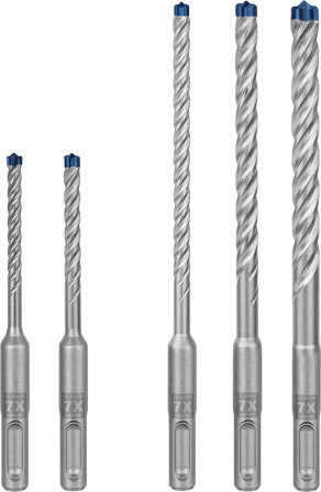 Bosch Expert 7X Hammerborsett 5 deler, 5-10 mm, Maskintilbehør & forbruk