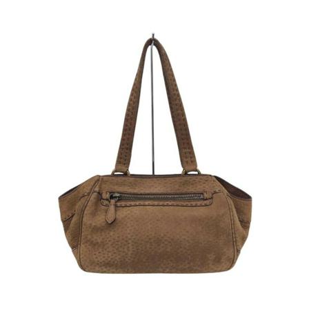 Prada Vintage, Tote Bags Bruin, Dames, Maat:ONE Size